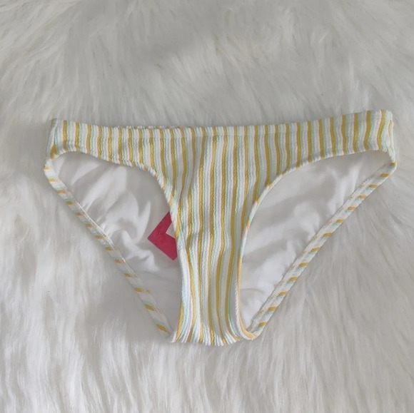 *NWT* Xhilaration Striped Textured Bikini Bottom - Picture 4 of 5